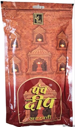 ZED BLACK AGARBATTI PANCH DEEP 170GM