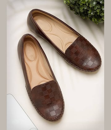 Aroom Brown Women's Loafers