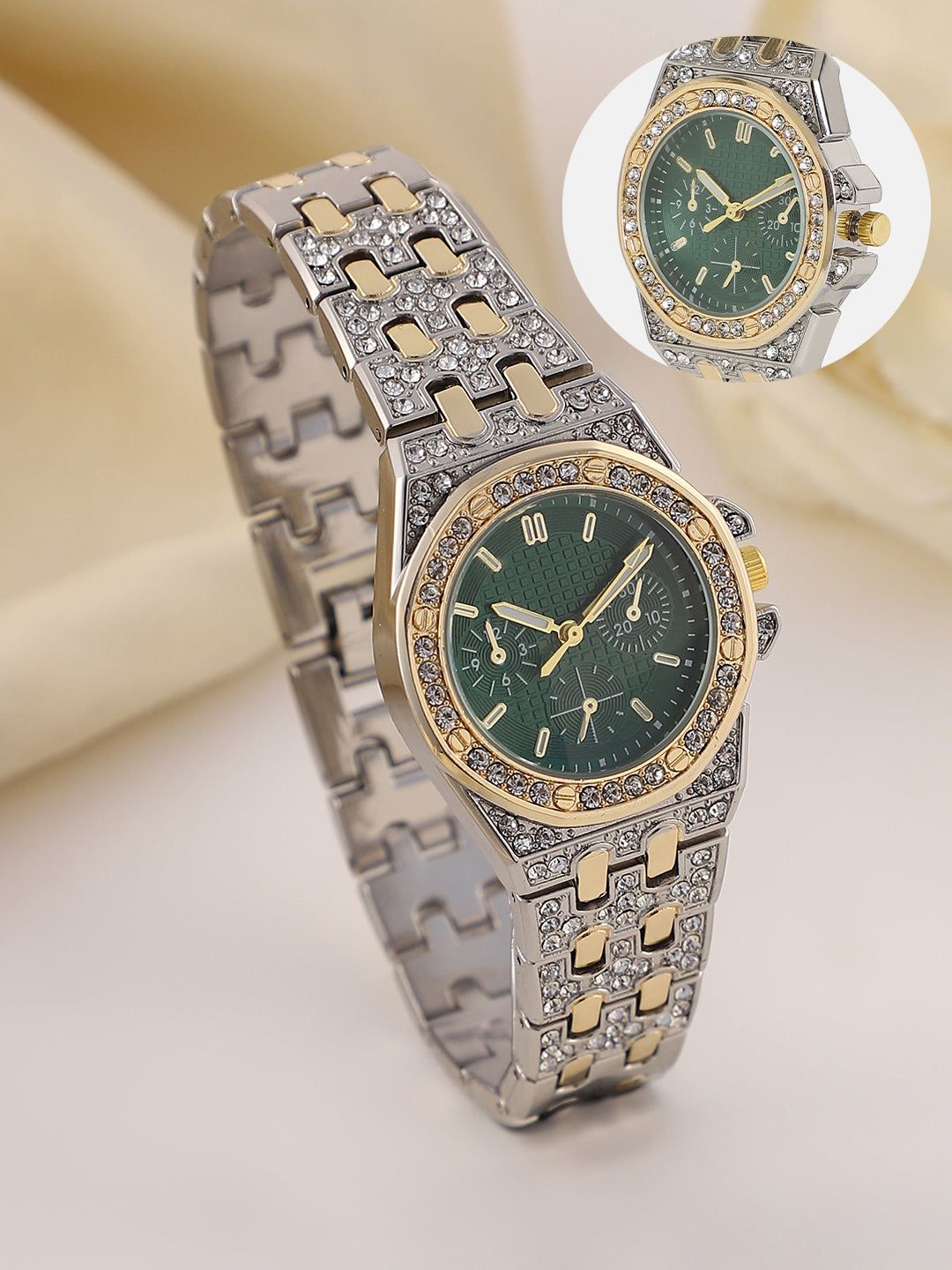 The Geneva H-Link Round Watch-Watches