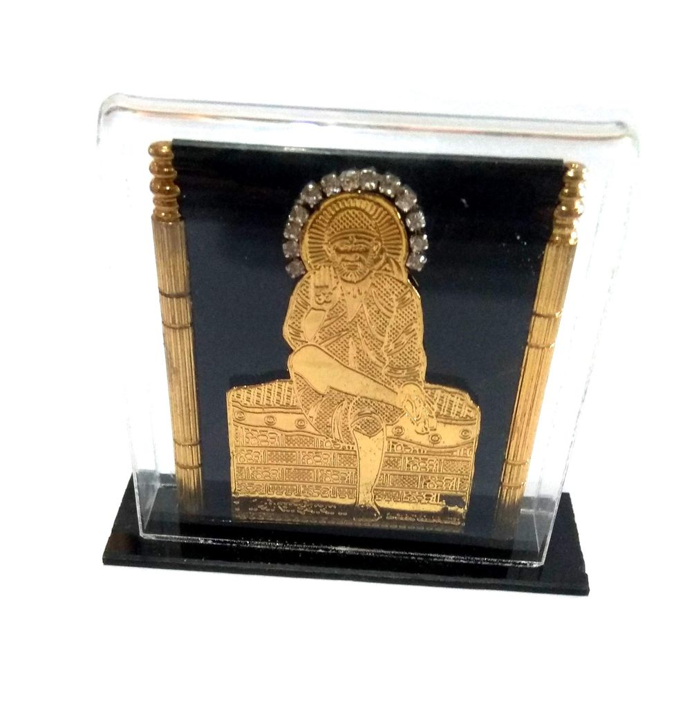 Nawani Sai Baba ji Car Dashboard Idols Figurine Showpiece,Size- 7x7x2.5 cm - Pooja Needs | Buy online on ZillyBuy