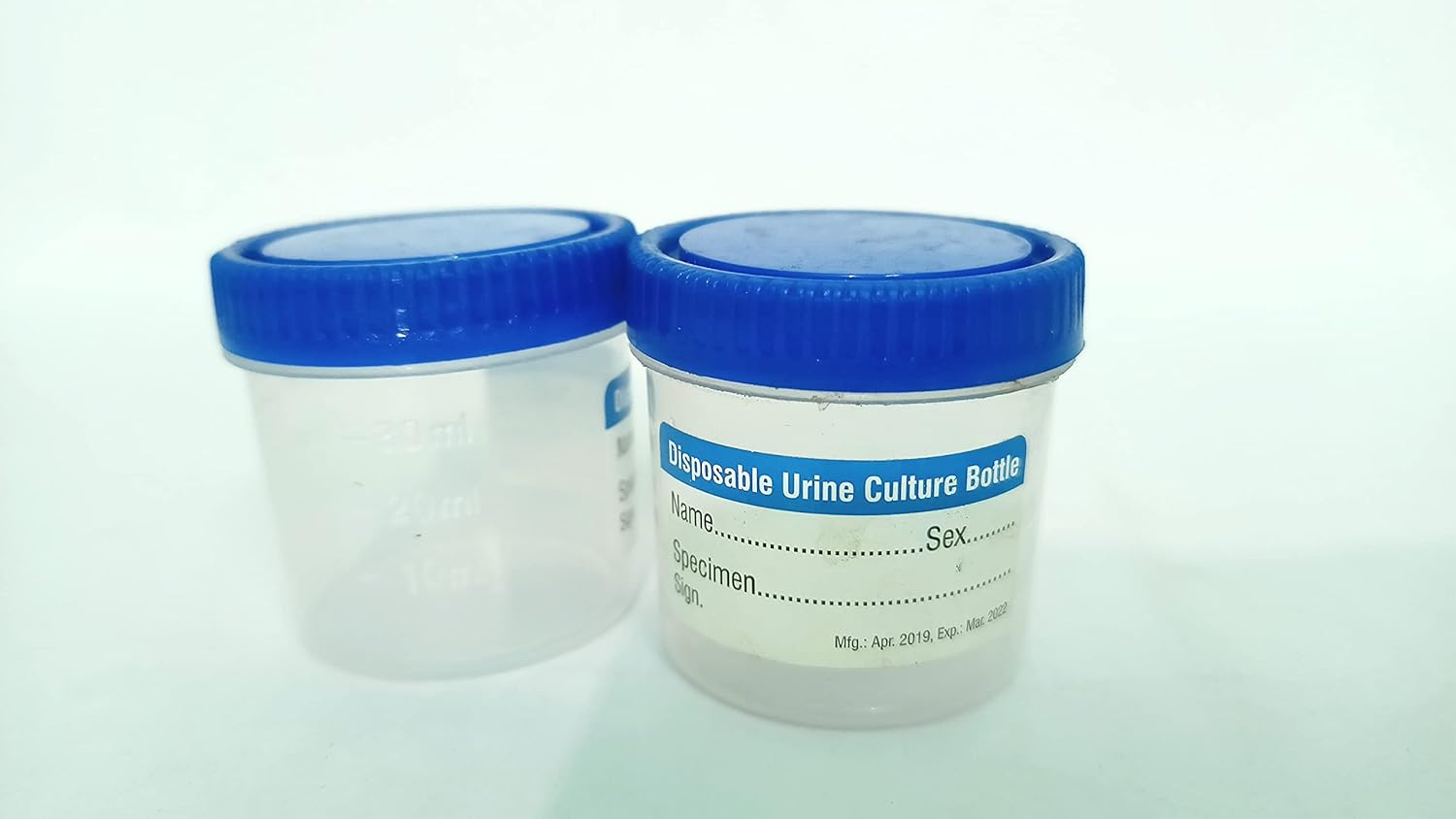 Urine sample container 30ml sterile individual pack 100 PIC