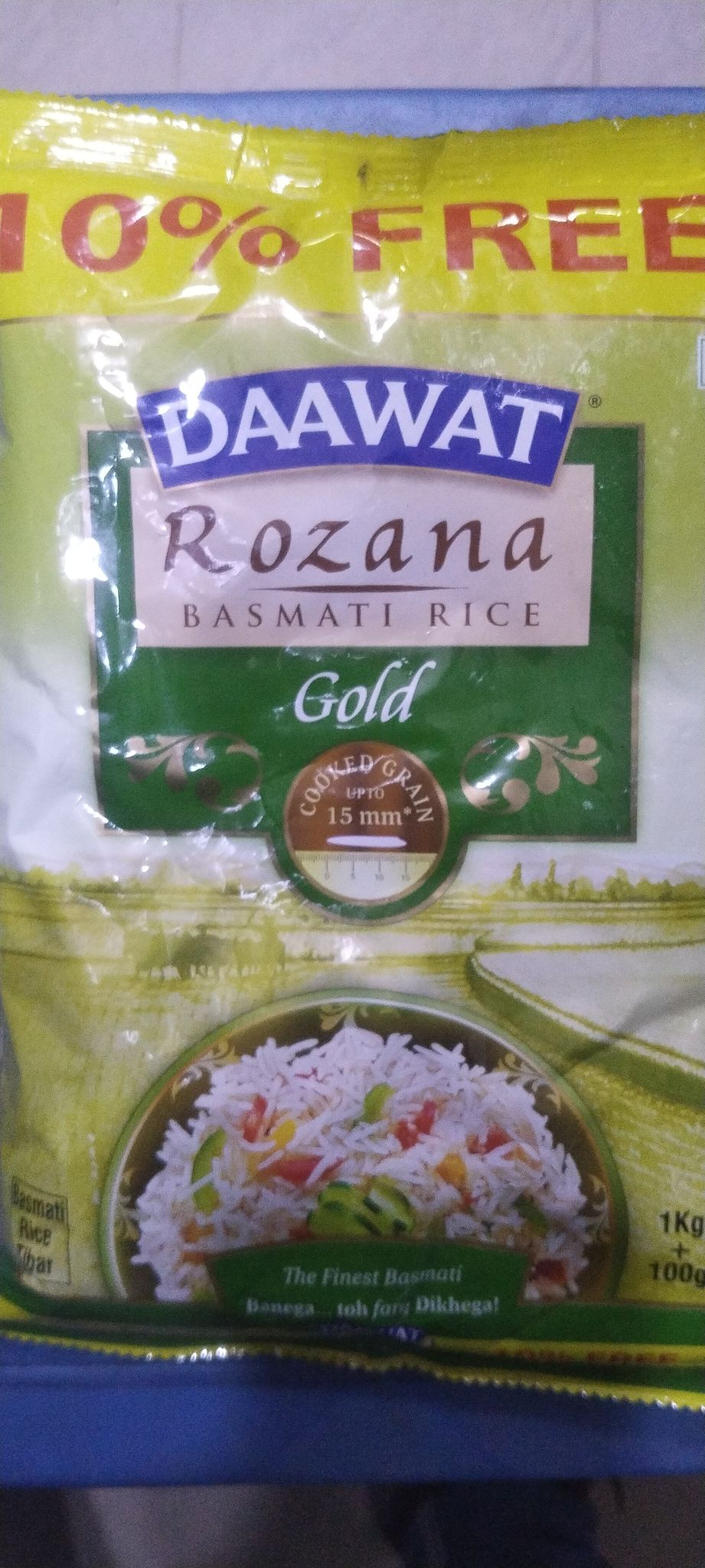 Daawat Rozana Basmati rice Gold 