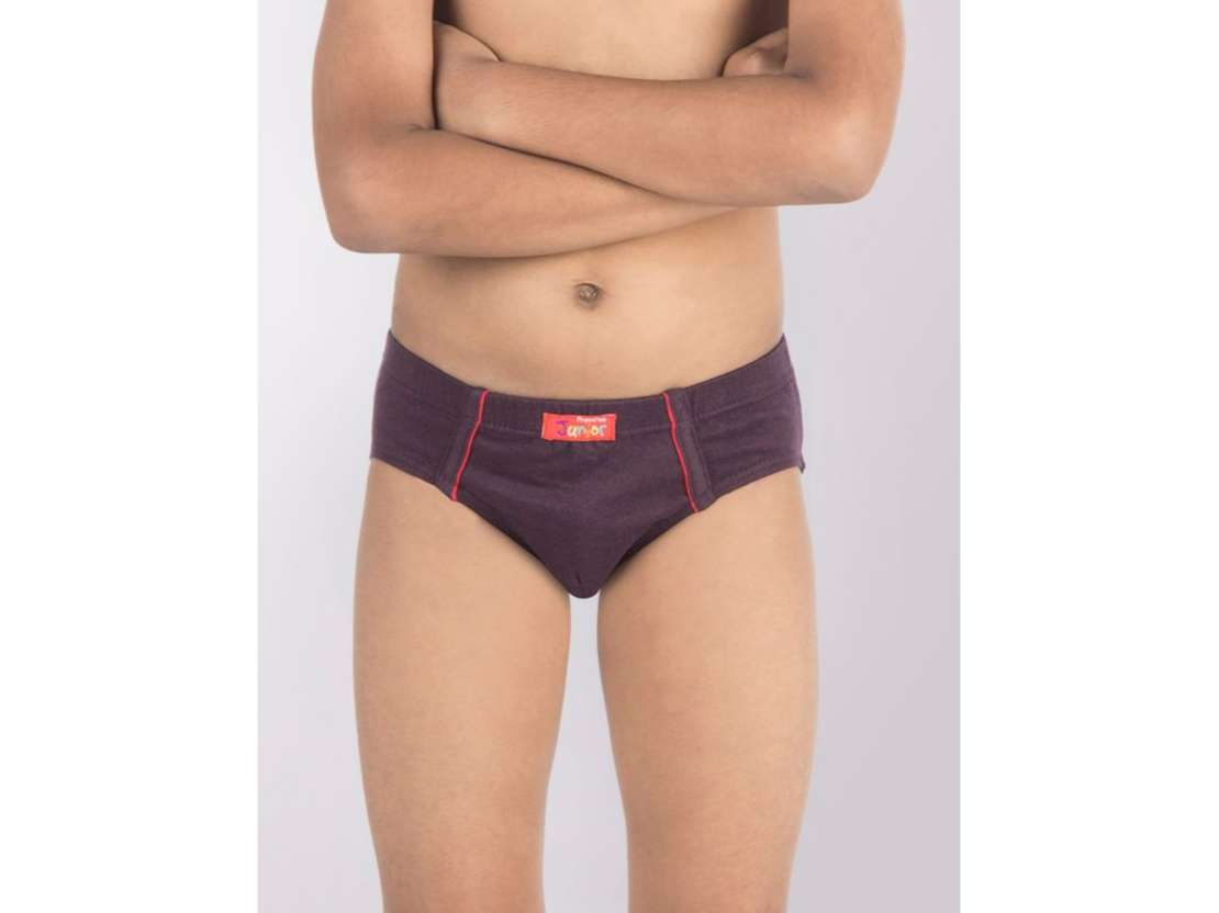 FRENCHIE Junior Blaze Kids Cotton Briefs - Assorted Colors - Pack of 4 - 4 years