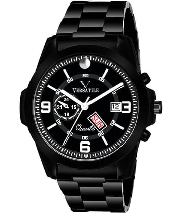 Versatile - Black Stainless Steel Analog Men's Watch