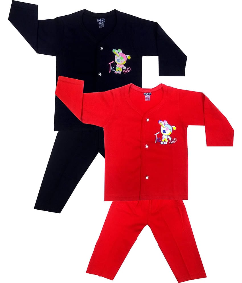 INFANT Pack of 2 Baby Boys 100% Cotton ( Multi )