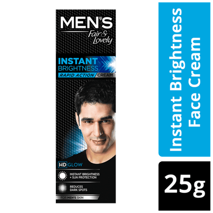 Glow & Handsome Instant Brightness Cream 2X Sun Protection 25g