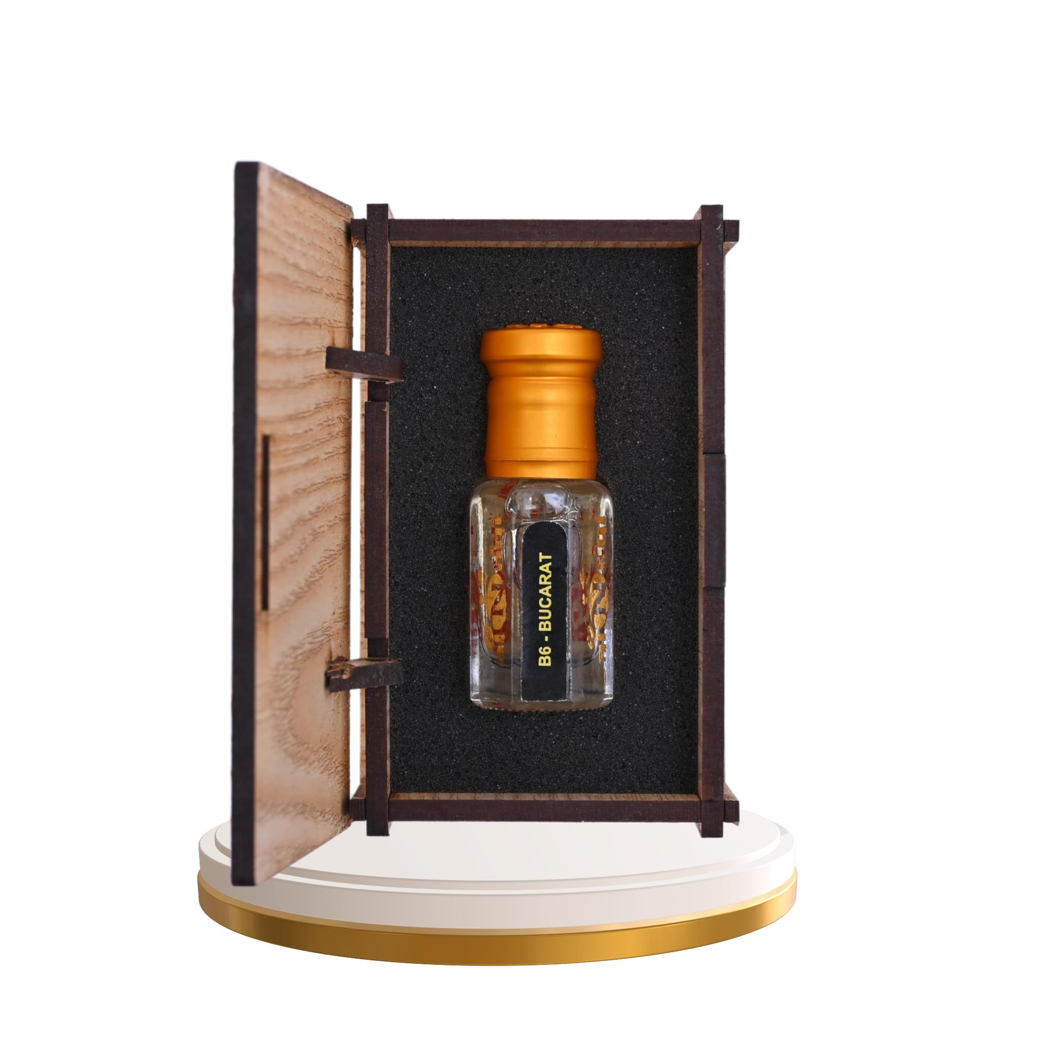 alnaqi fragrances Bucarat Attar| Alcohol Free| Pack Of 1 | Original & Long Lasting Fragrance | Most Wanted Arabian Aroma |Unisex |