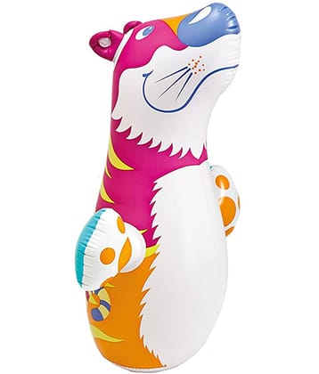 NHR Hit Me Inflated Water Filled Base Toy for Kids Inflatable HitMe Toys  (Tiger)