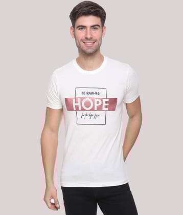 RF RAVES - Off White Polyester Regular Fit Men's T-Shirt ( Pack of 1 )