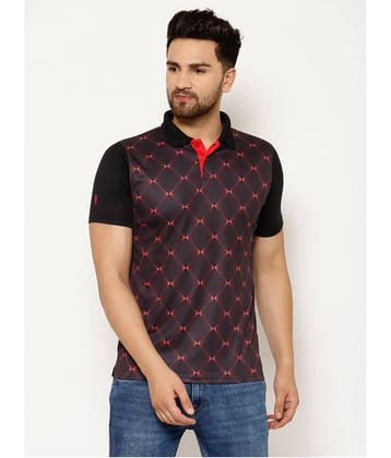 EPPE - Black Polyester Regular Fit Men's Sports Polo T-Shirt ( Pack of 1 )