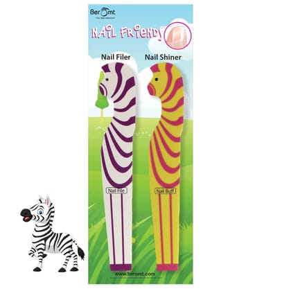 NAIL FILERS AND SHINERS - ZEBRA