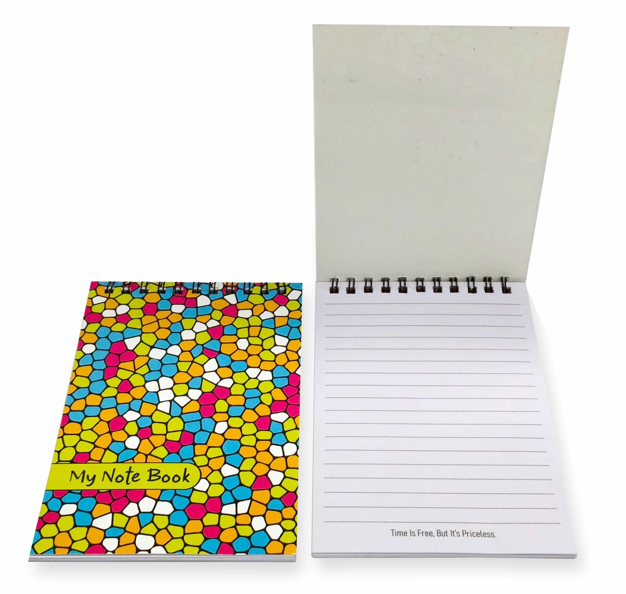 Ruled Laminated Cover Corporate Office Notepad, 30 Pages, (Size: 5.8 x 4 inch) -  10