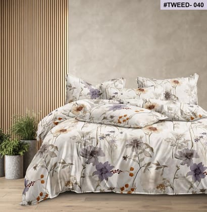 Premium Cotton Elastic Fitted King Size Bedsheet with 2 Pillow Covers (BUY1 GET1 FREE)