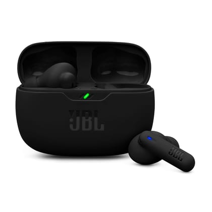 JBL Wave Beam 2 Earbuds Wireless BluetoothV5.3, Active Noise Cancellation Earbuds, Relax Mode- Black