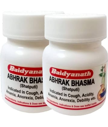 Baidyanath Abhrak Bhasma (Shatputi) Powder 2 Gm Pack of 2