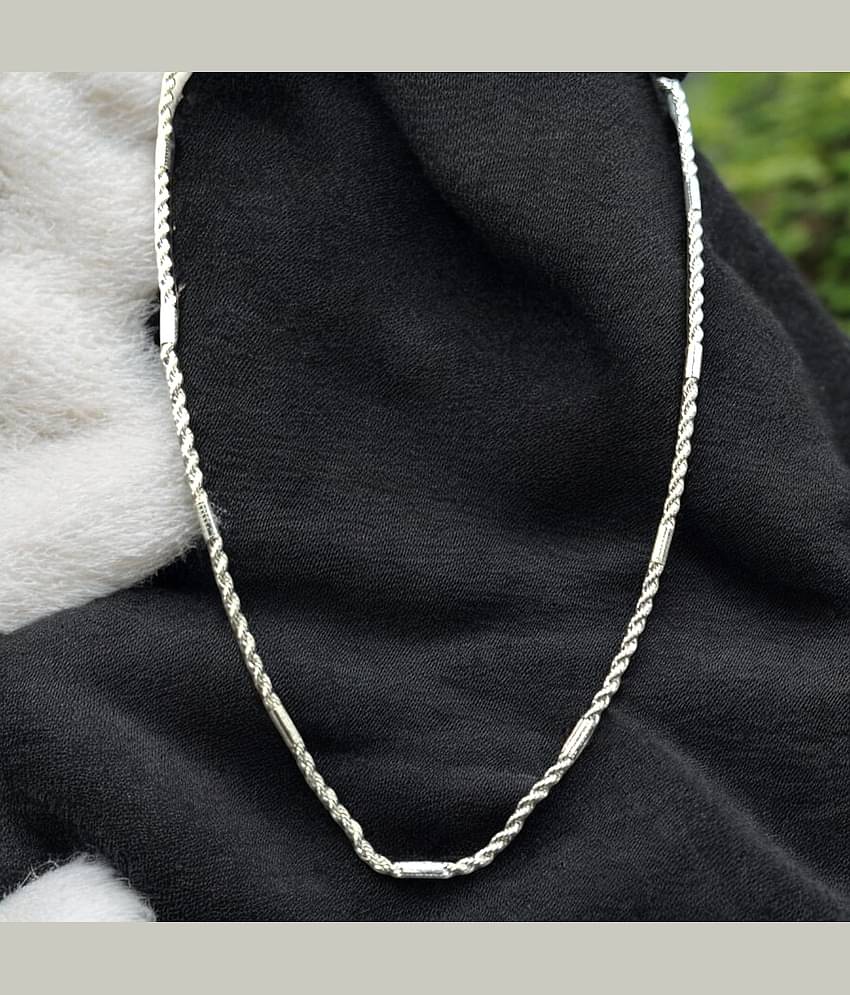 AKLINA Silver Plated Chain ( Set of 1 )