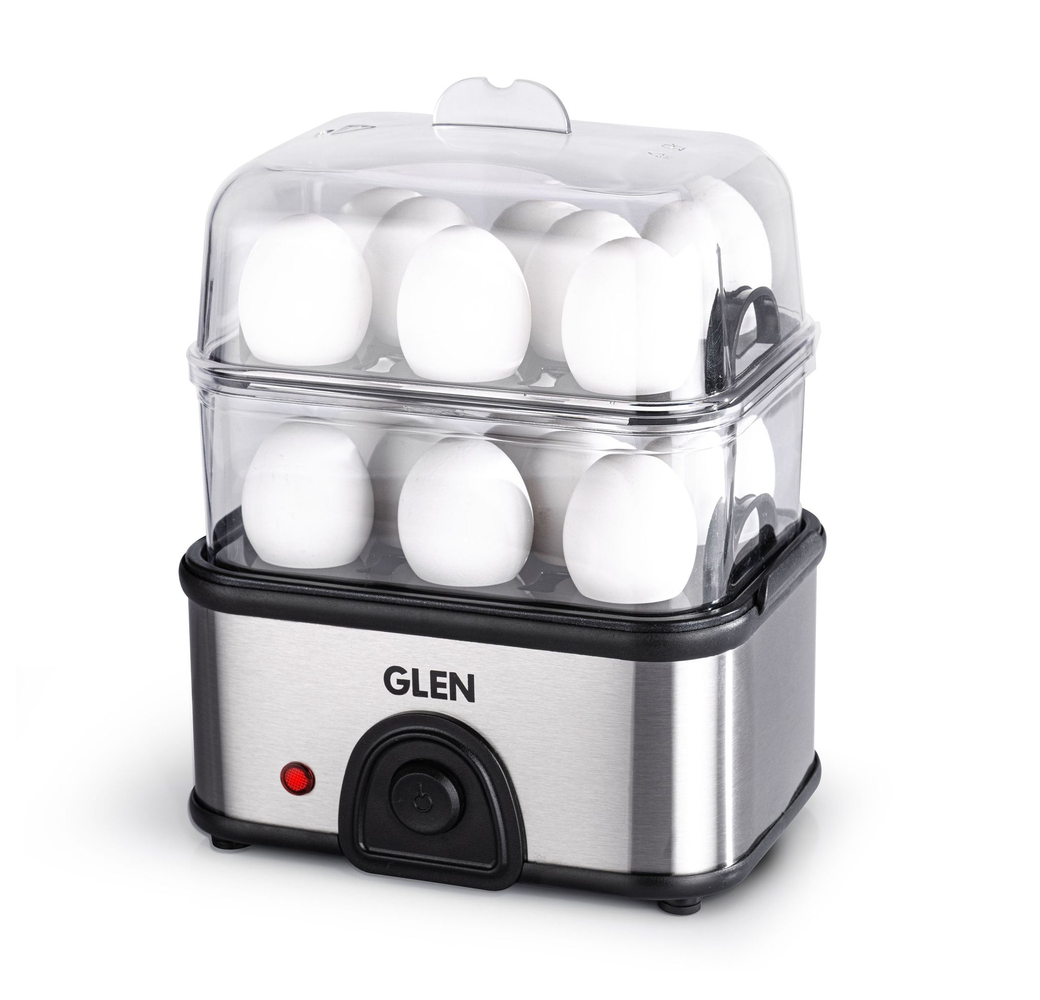 Egg Boiler Steamer Plus Boils Upto 16 Eggs Auto shut Off, Push Button Start, 350W (SA3036EBSPLUS)