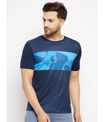 Austiex - Polyester Regular Fit Navy Men's Sports T-Shirt ( Pack of 1 )