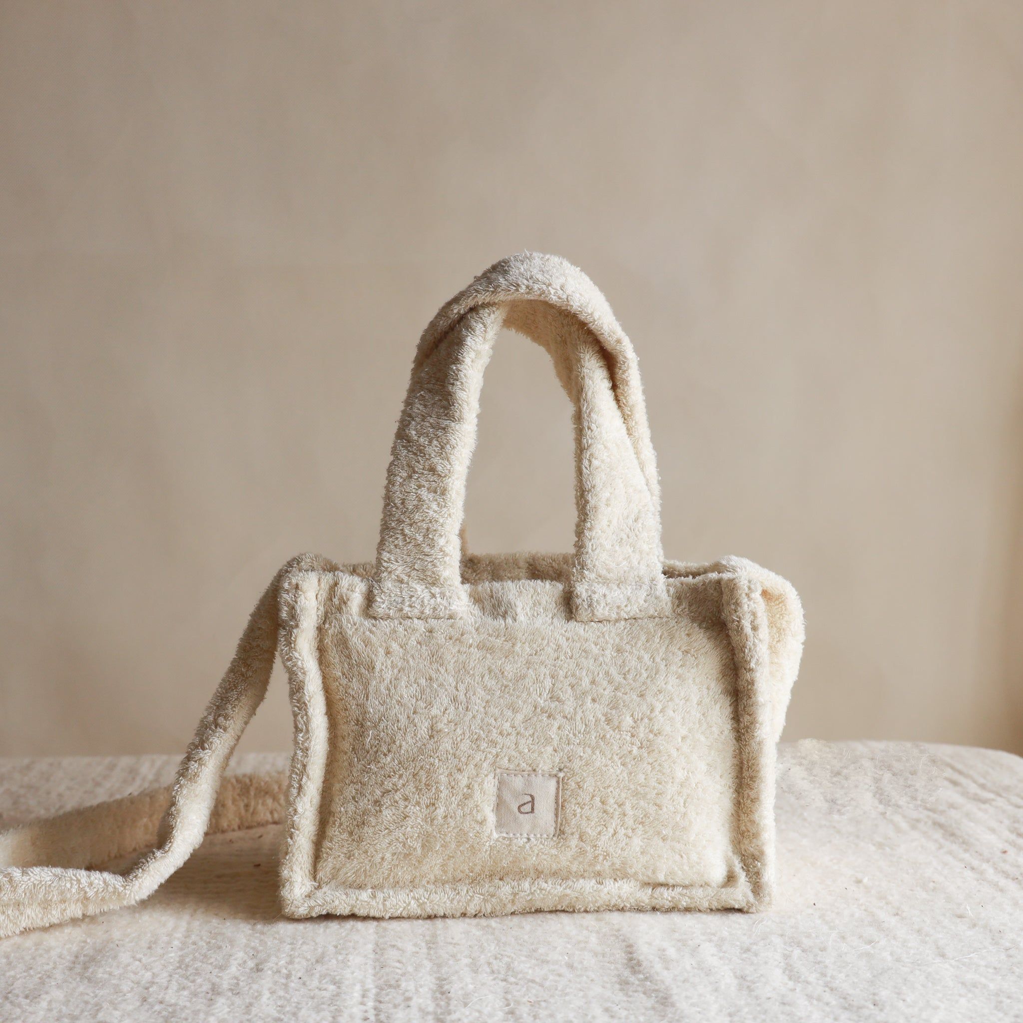 Cloud Tote (Small)-Small / Cotton Terry - Natural