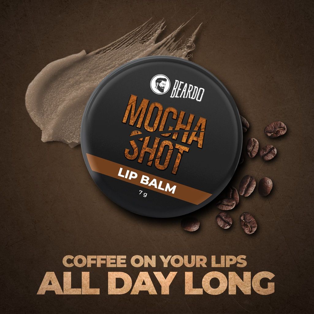 Beardo Mocha Shot Lip Balm