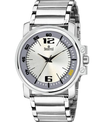 Swisstyle - Silver Stainless Steel Analog Men's Watch