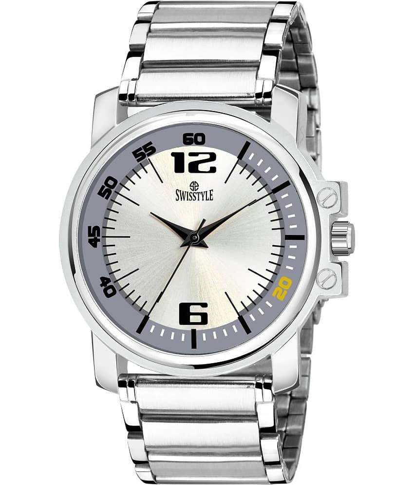 Swisstyle - Silver Stainless Steel Analog Men's Watch