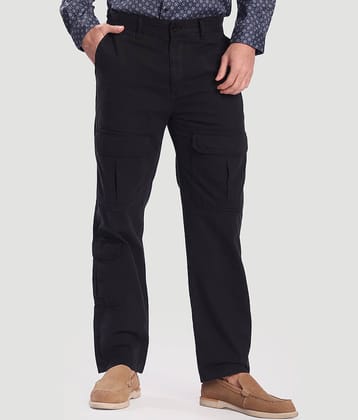 IVOC Straight Men's Cargos - Black ( Pack of 1 )