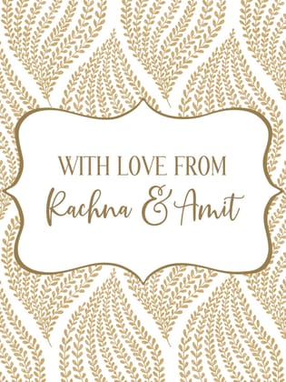 Ribbon Tags - Ivy-16 Ribbon Tags