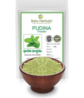 Balu Herbals Pudina Powder 100G Powder 100 Gm