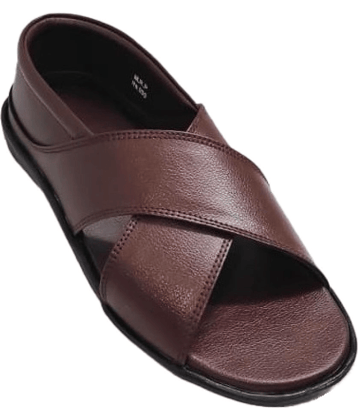 RAGE GAZE - Brown Men's Sandals