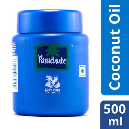 PARACHUTE PURE COCONUT HAIR OIL JAR 500 ML PARACHUTE PURE COCONUT HAIR OIL JAR 500 ML