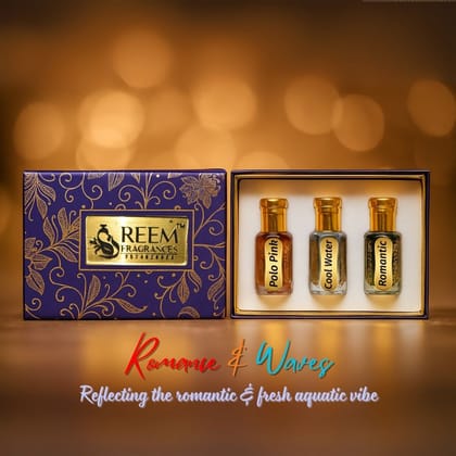 Reem Fragrances Elegant Trio of Iconic Scents for Women | Long-Lasting & Alluring Scents | Set of 3 (6ml each)
