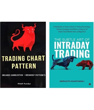 ( Combo Of 2 Pack ) Trading Chart Breakout Pattern & Candlestick Pattern & The Subtle Art of Intraday Trading , Paperback , English