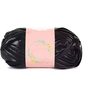 PRANSUNITA Metallic Shining Sparkle T-Shirt Knitting Yarn – 100 GMS - for Hand Knit Clutch Bag Backpack Bulky Blanket Cushion Crochet Glossy Yarn