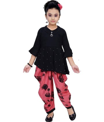 Arshia Fashions Girls Rayon ( , Pink )