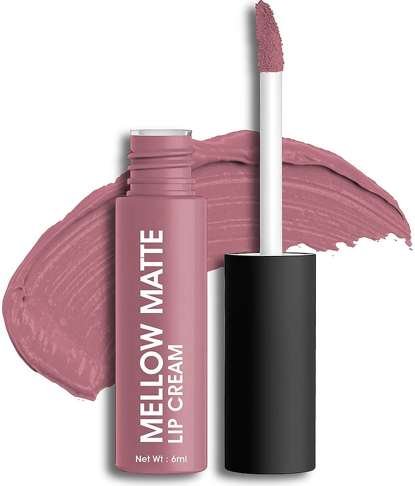 Colors Queen Mellow Matte Lip Cream Long Wear Liquid Matte Lipstick 6ml, Brown Expresso (Shade - 11)