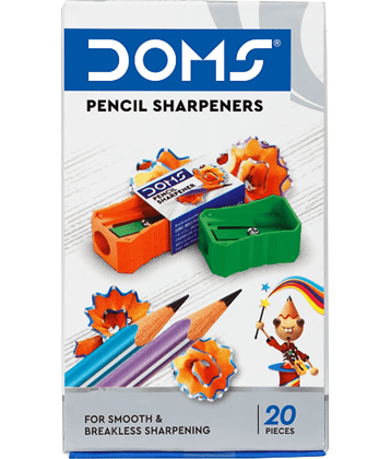 Doms Pencil Sharpeners 20 Pcs Box Pack ( Pack Of 5 )