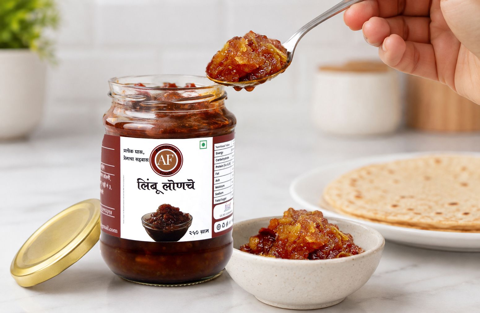 Traditional Lemon Pickle with Authentic Indian Spices and Tangy Flavor