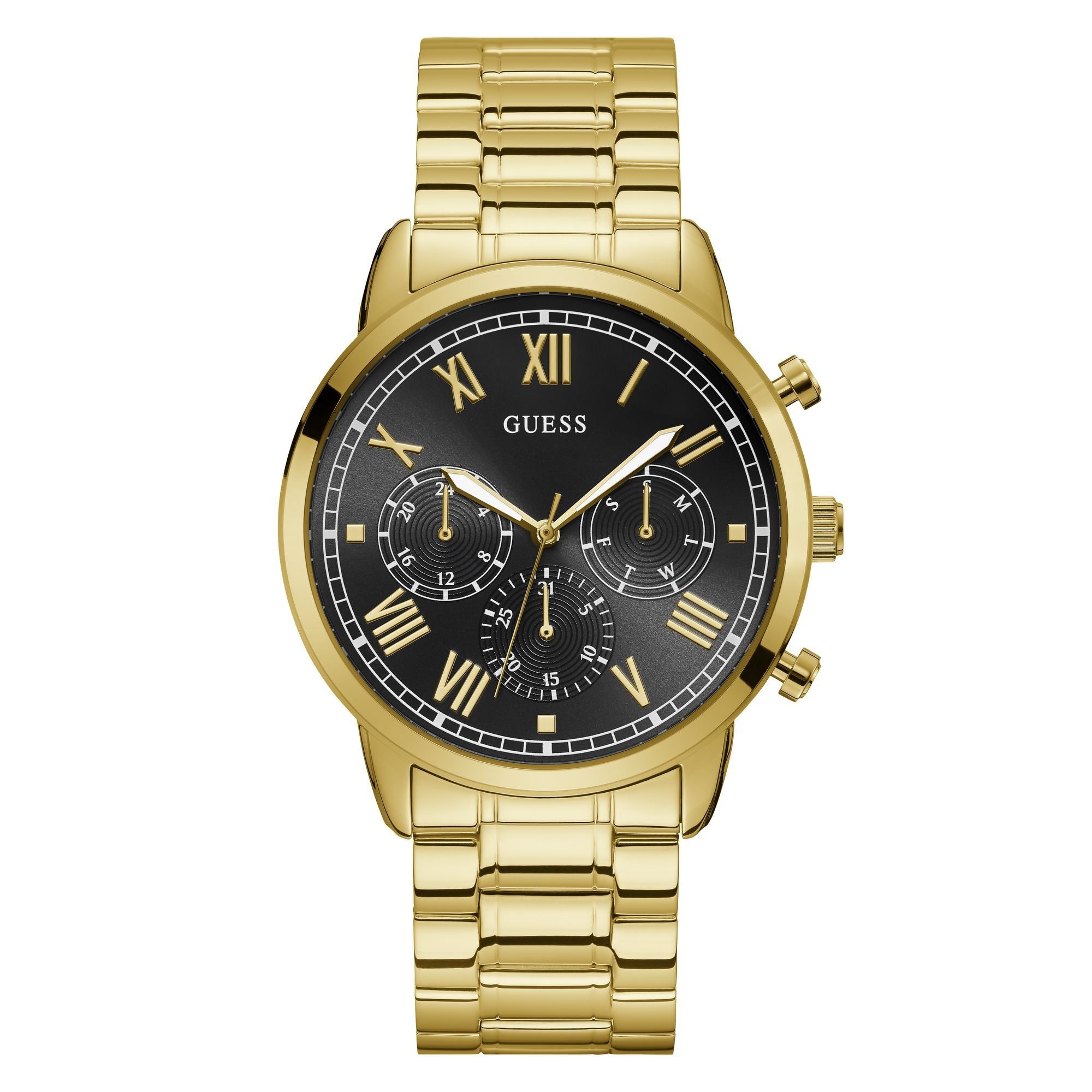 Guess Black Dial Men Analog Watch - U1309G2M-Black