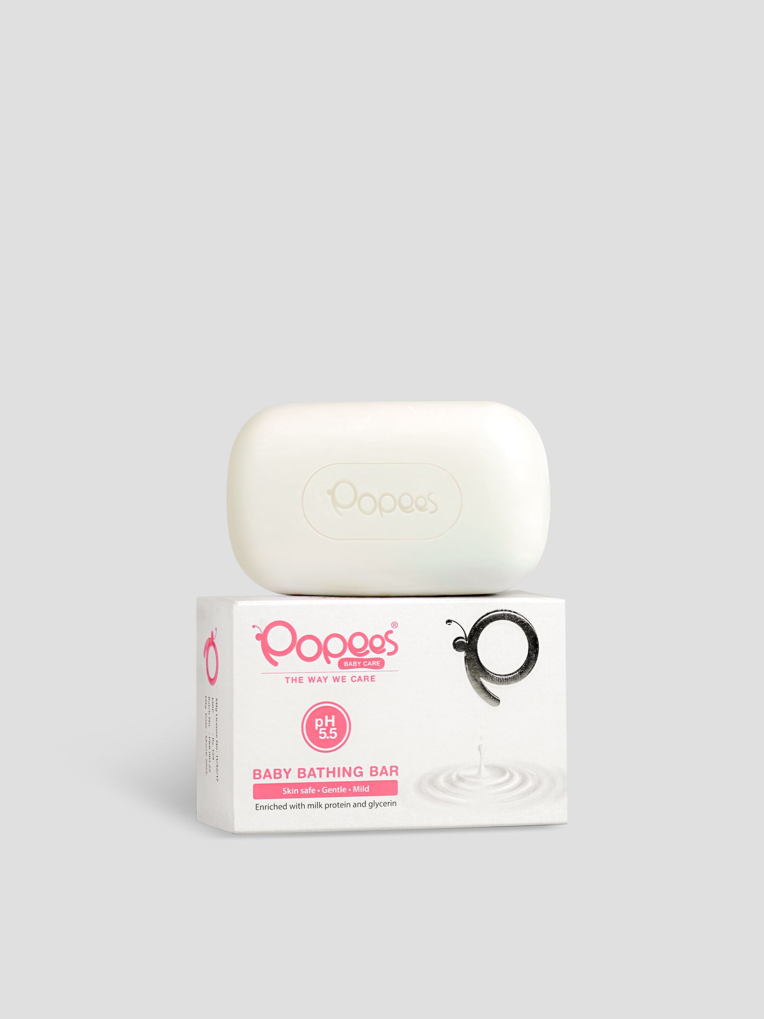 Popees Baby Bathing Bar with pH 5.5