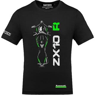 FastB Men Printed Round Neck Black T-Shirt