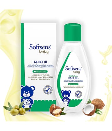 Softsens Baby Natural Hair Oil 100ml Enriched With Natural Oils of Argan