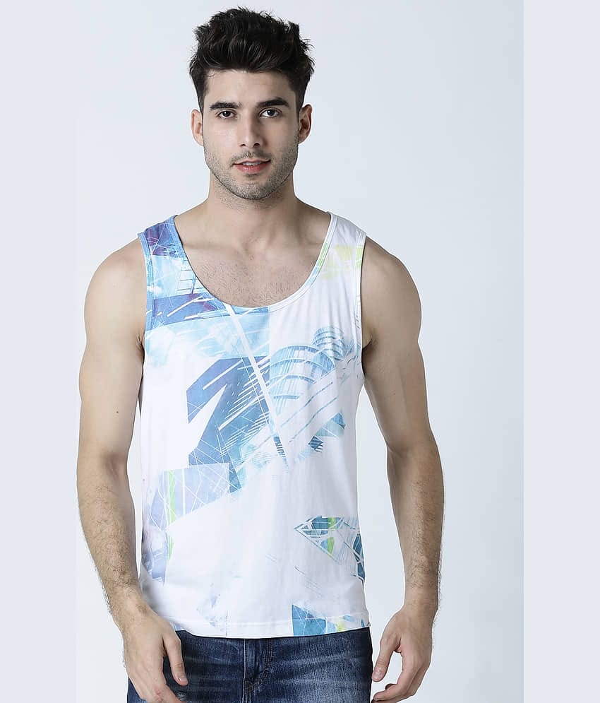 Huetrap Pack of 1 Cotton Regular Fit Men's T-Shirt ( White )