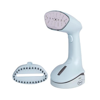 Pigeon Handheld Garment Steamer 1200 watts, Vertical and Horizontal Steaming, 200 ml Water Tank Capacity (Blue) Pigeon Handheld Garment Steamer 1200 watts, Vertical and Horizontal Steaming, 200 ml Water Tank Capacity (Blue) - Blue