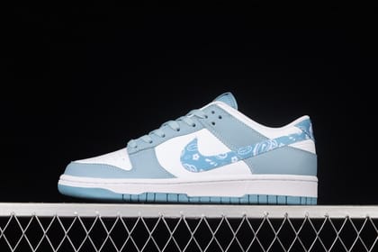 NikeUnisex Dunk Low - Blue Paisley-Euro 45