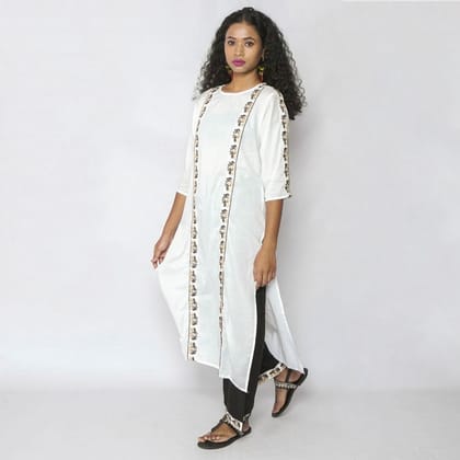 Kurti kovar Embroidery 