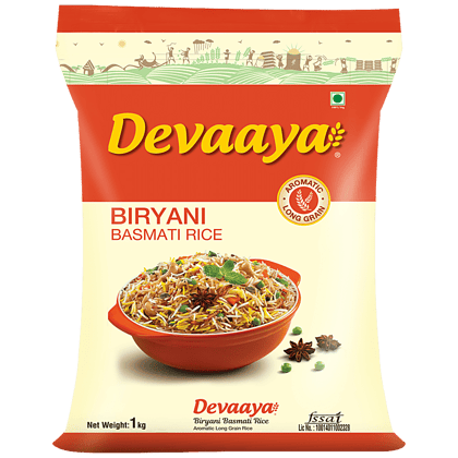 Daawat Devaaya Biryani Basmati Rice, 1 Kg Daawat Devaaya Biryani Basmati Rice, 1 Kg