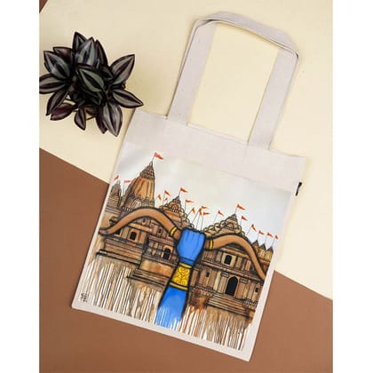 MD03TB  Ram temple with Rams blue hand with bow