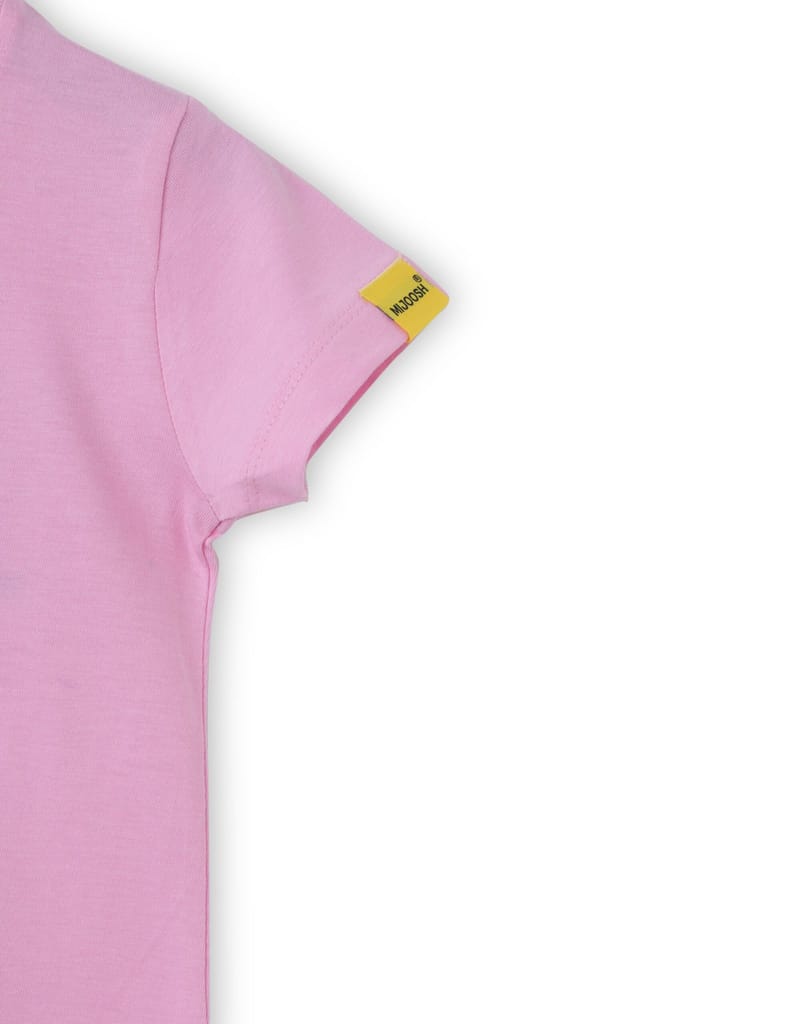 Luxurious Kids Girls T shirt Cotton Bon Bon Pink Rainbow and Cloud 2025 at ShopCircuit | ONDC