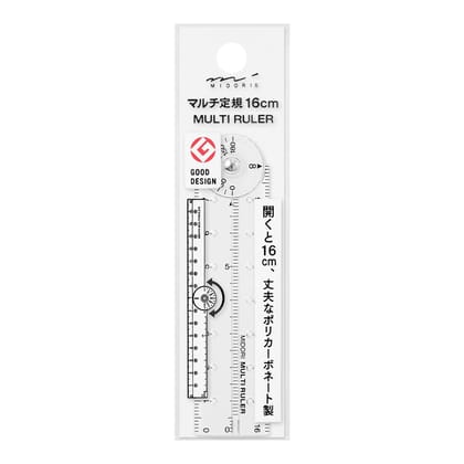 Midori Multi Ruler 16 cm - Clear A